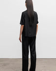 Ahlvar Gallery, Pantalon satin "AVA", Noir