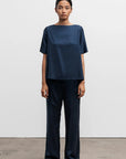 Ahlvar Gallery, Pantalon satin "AVA", Midnight