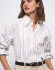 DMN, CHEMISE BILLIE, RAYURE BEIGE