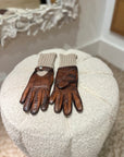 CHRISTOPHE FENWICK, Gants, Cachemire et Cuir