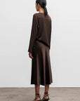 Ahlvar Gallery, Blouse "KELLY", Marron foncé