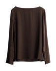 Ahlvar Gallery, Blouse "KELLY", Marron foncé