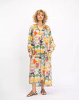 V. DE VINSTER, Robe "LAKSHMI", motif seventies