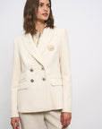 DMN, VESTE VALENCIANA, COTON ECRU