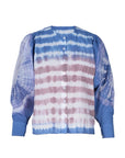 V. DE VINSTER, Blouse RAHI, tie and dye bleue