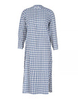 V. DE VINSTER, Robe à carreaux USHA, bleu