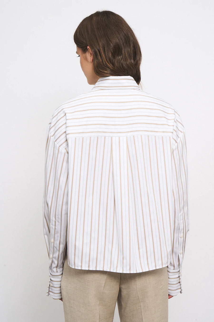DMN, CHEMISE BILLIE, RAYURE BEIGE