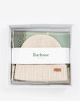 BARBOUR, Coffret bonnet Pendle et écharpe Blair, Soft mint