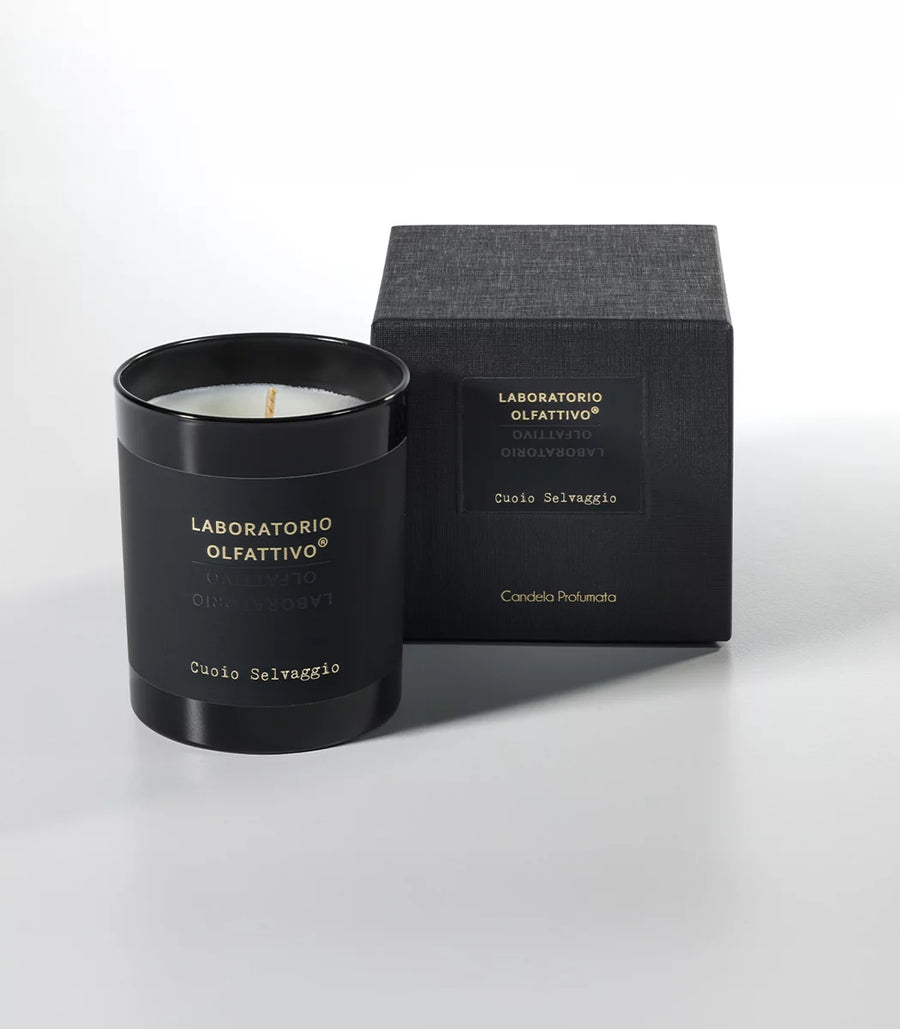 Laboratorio Olfattivo, bougie parfumée "Cuoio Selvaggio"