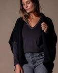 Anonym, Veste Poncho “Coraline”, Noir