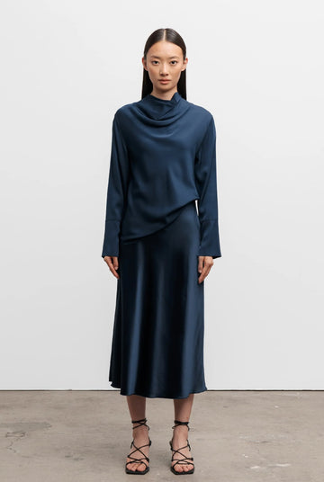 Ahlvar Gallery, Jup satin "HANA", Midnight blue