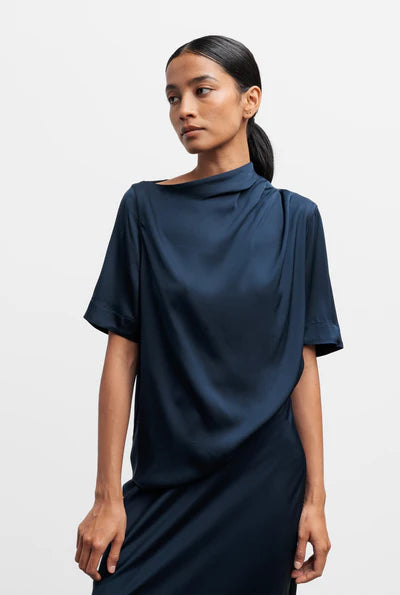 Ahlvar Gallery, Top satin "LIMA", Midnight