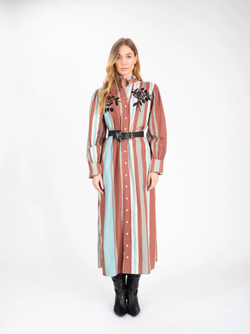 V. DE VINSTER, Robe HAPPY, Brown